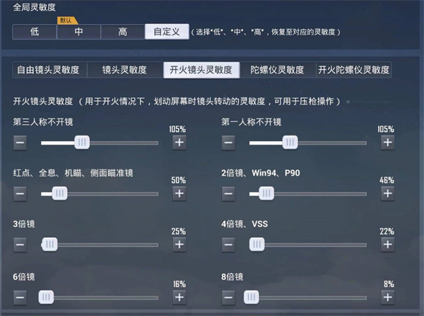 和平精英最稳压枪灵敏度怎么调