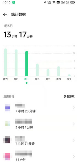 oppo手机如何查看一天使用的app