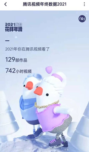 2021腾讯视频年终数据从哪里看