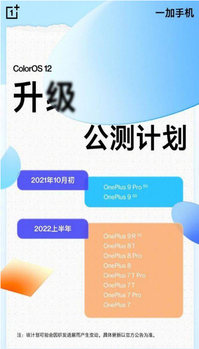 一加9pro如何升级coloros12