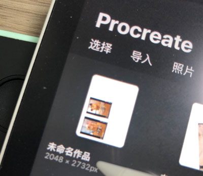 Procreate如何修改作品名称