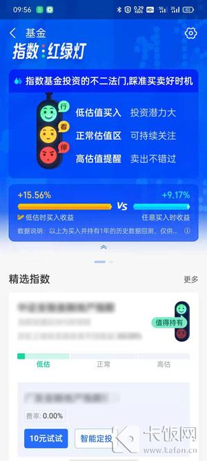 支付宝基金指数红绿灯如何看