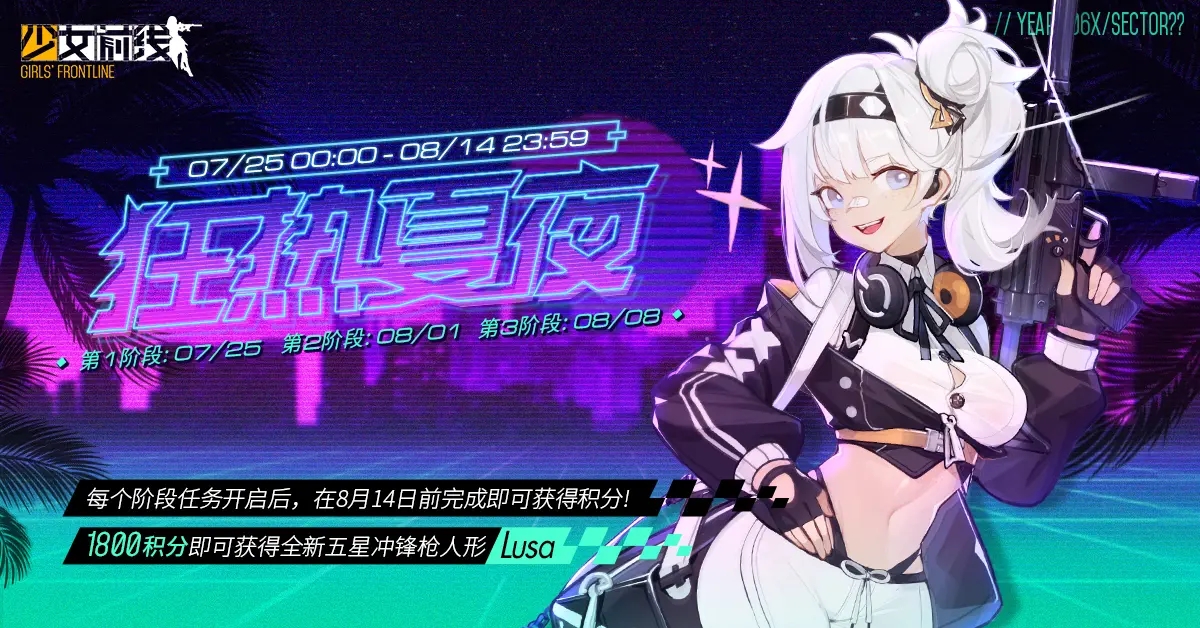 少女前线全新五星冲锋枪人形Lusa怎么获得