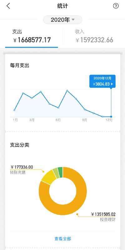 2020支付宝账单在什么地方看