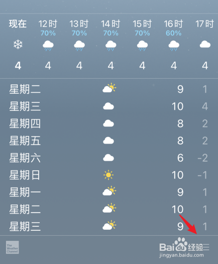 ios天气如何设置