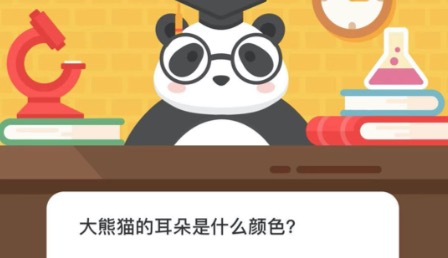 大熊猫的耳朵是什么颜色？微博森林驿站12月1日今日答题答案