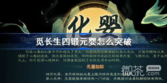 《觅长生》四锻元婴突破方法攻略