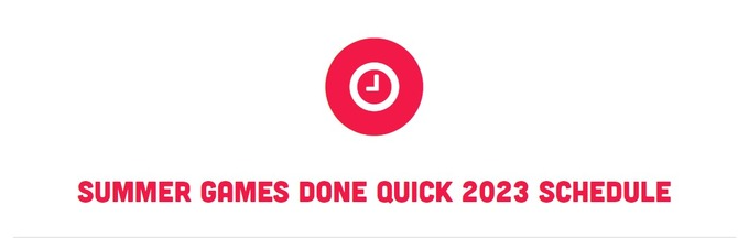 世界RTA盛典《Summer Games Done Quick 2023》开幕