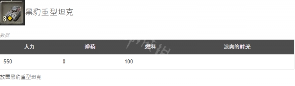 英雄连3机械化部队有什么配置