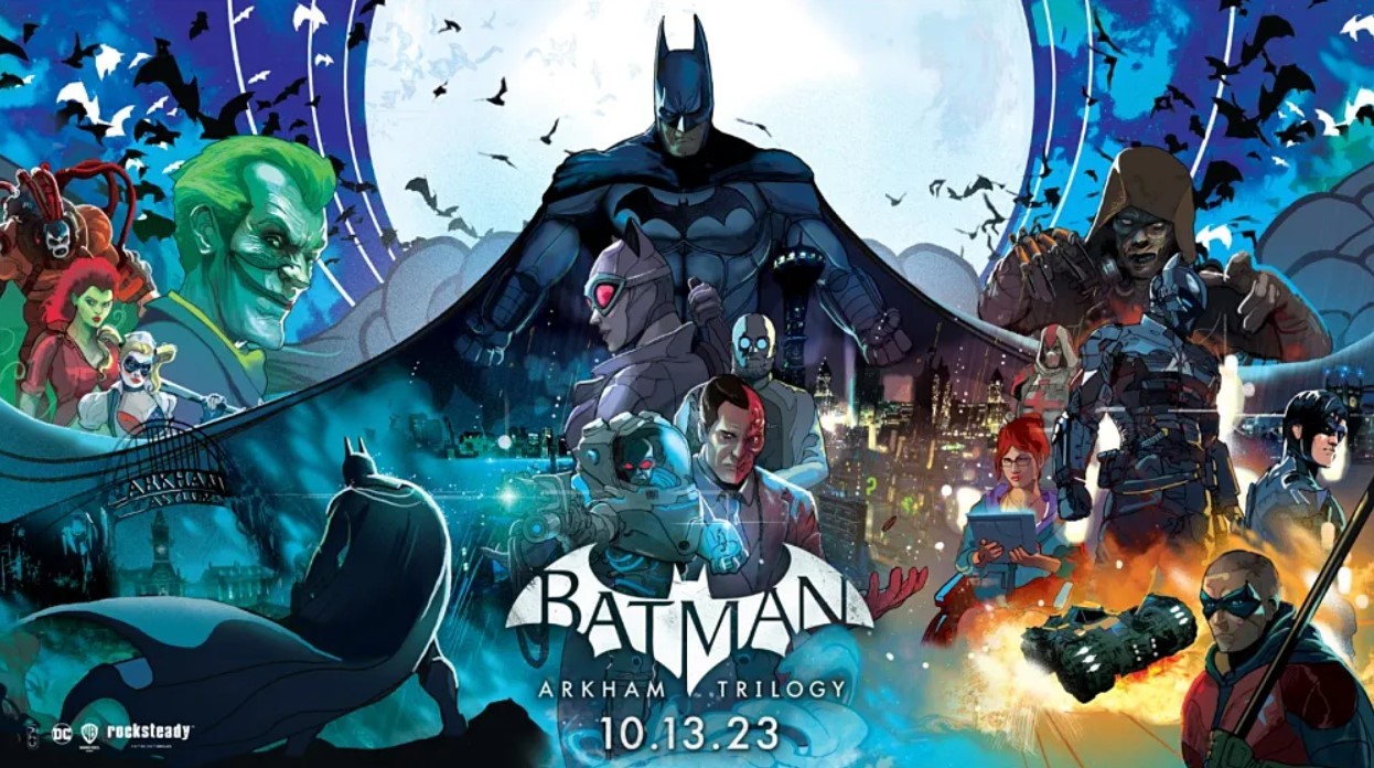 Switch版《蝙蝠侠阿卡姆三部曲》10月13日上市