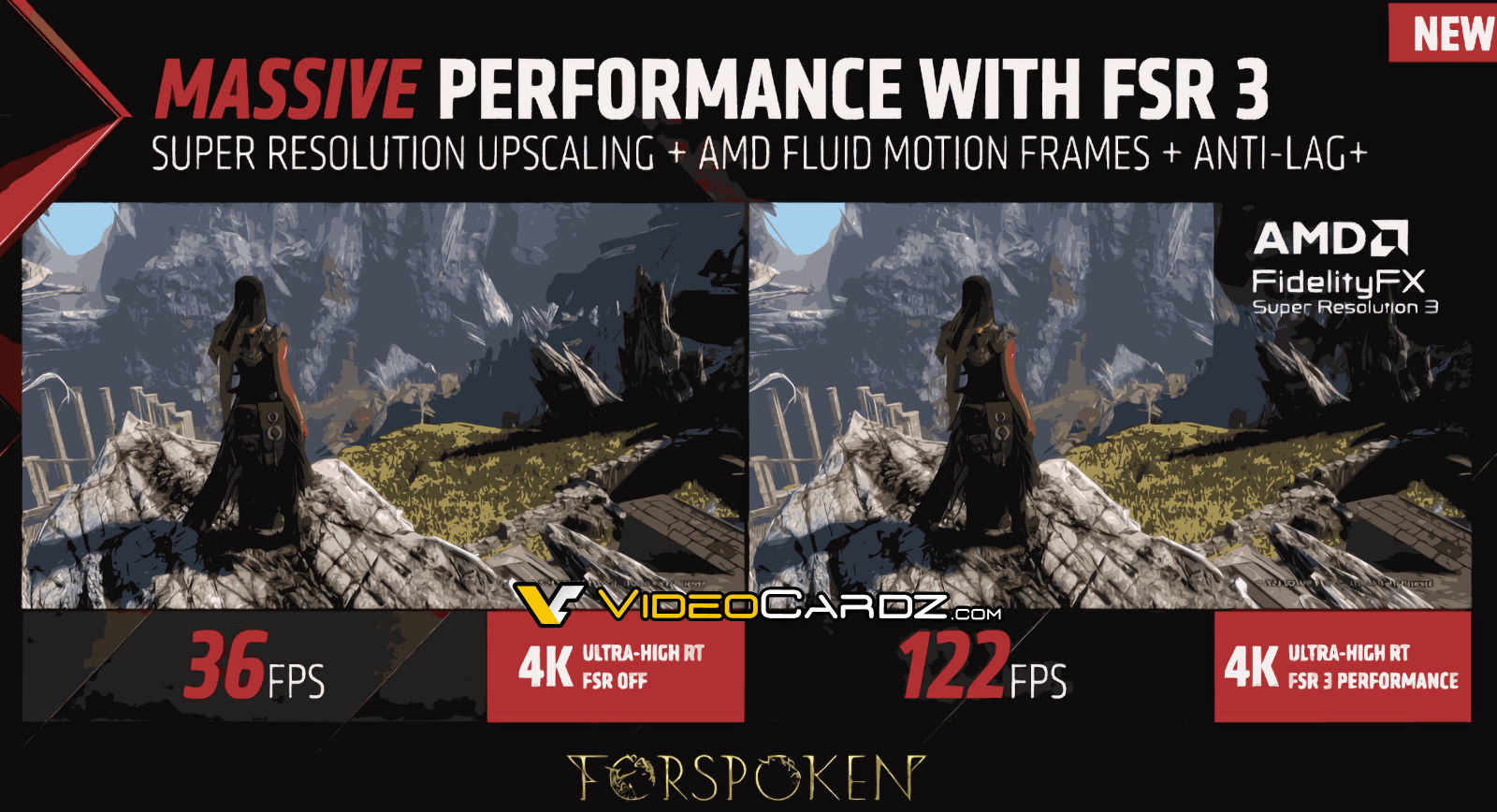 AMD FSR 3.0首批支持游戏有《魔咒之地》和《不朽者传奇》