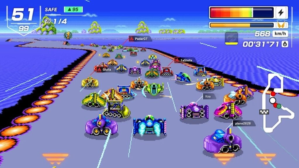 任天堂多人在线赛车游戏《F-Zero 99》发布全新赛道