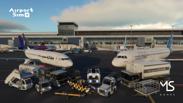 《AirportSim/机场：模拟地勤》超真实机场模拟器——你的机场被我承包了