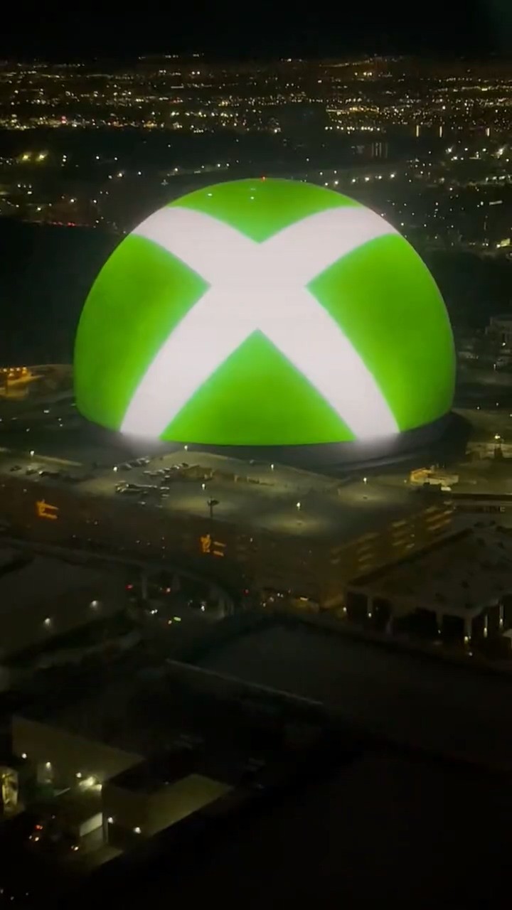 有钱！Xbox在全球最大球体MSG Sphere开启宣传