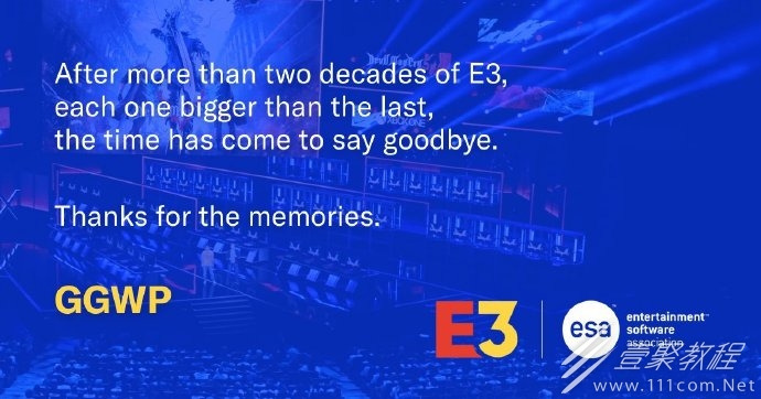 一个时代落幕！E3官方宣布将不再举办游戏展介绍