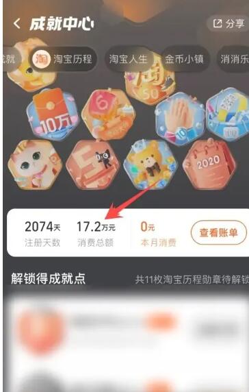 《淘宝》消费总金额查看方法