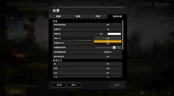 pubg怎么不显示防弹衣